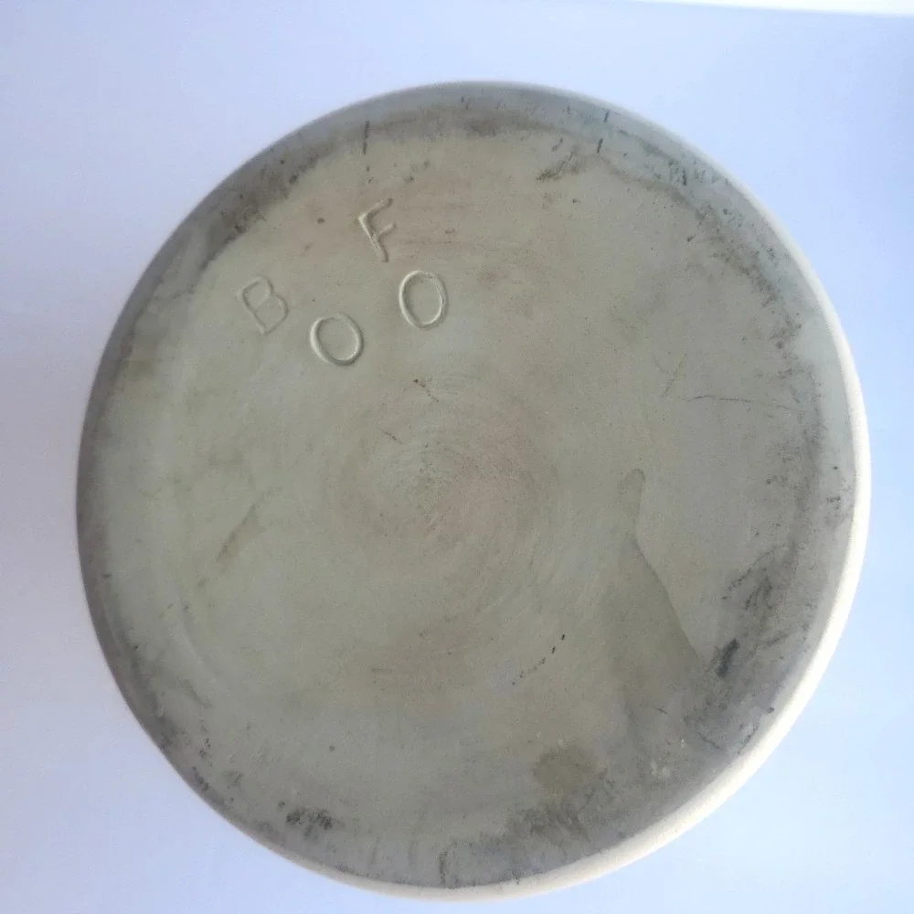 Vintage Norton‎ Ceramic Turn Screw Small Stoneware Mill Grinding Jar BF 00 RARE